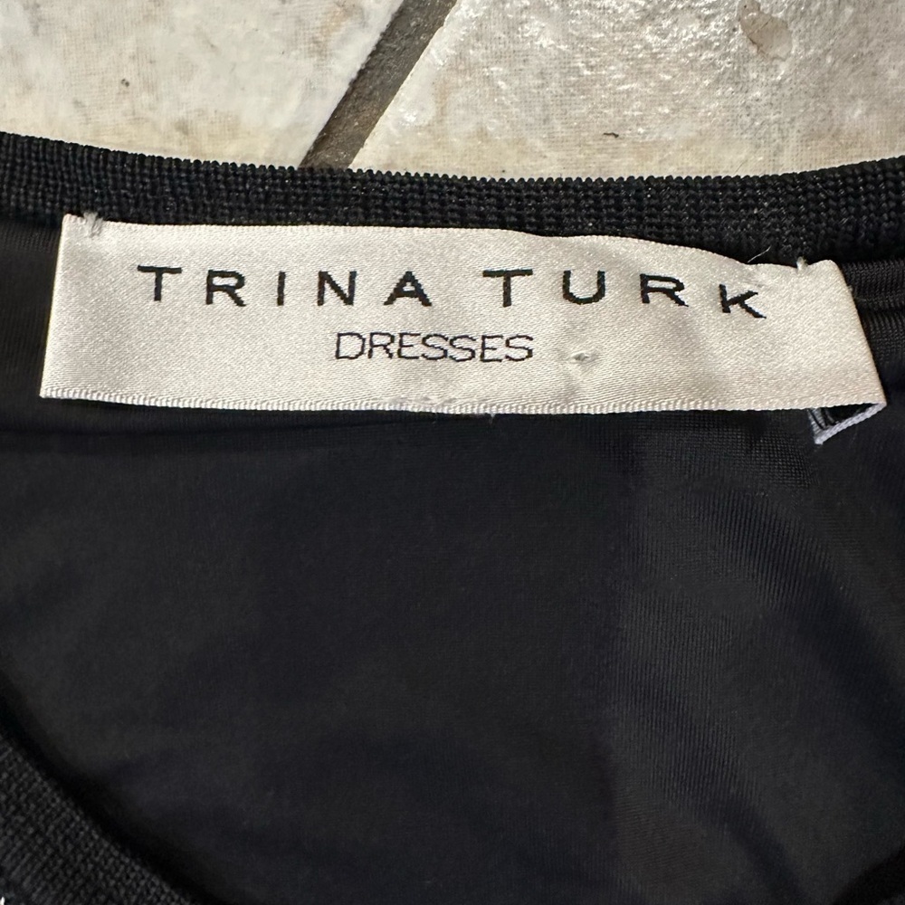 Trina Turk Stylish Black and White Women’s Dress Size Small - Picture 3 of 5